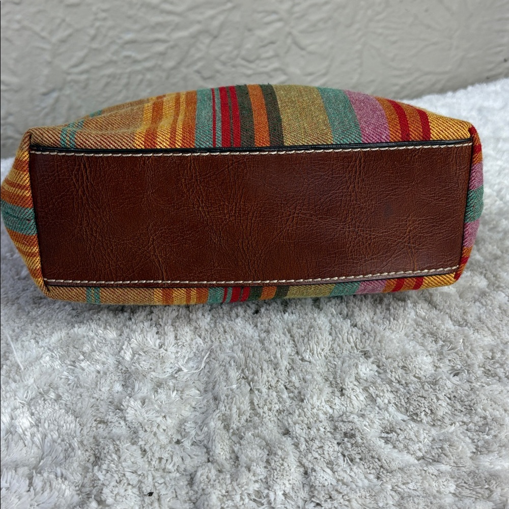 Fossil Multicolor Striped Crossbody Handbag - Picture 5 of 7